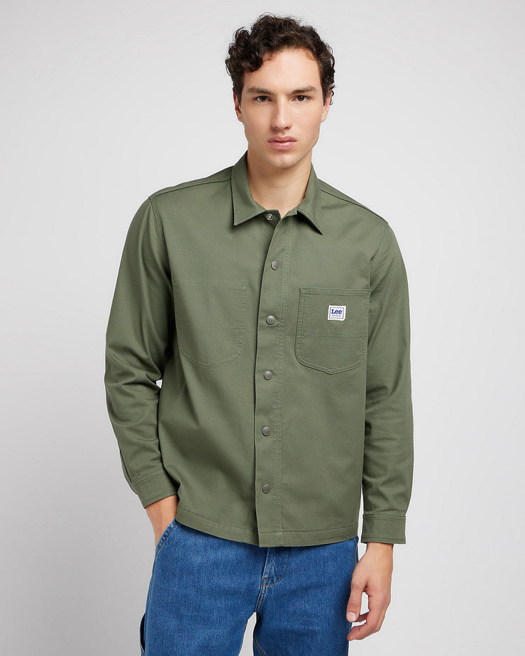 Lee Workwear Overshirt - Olive Grove