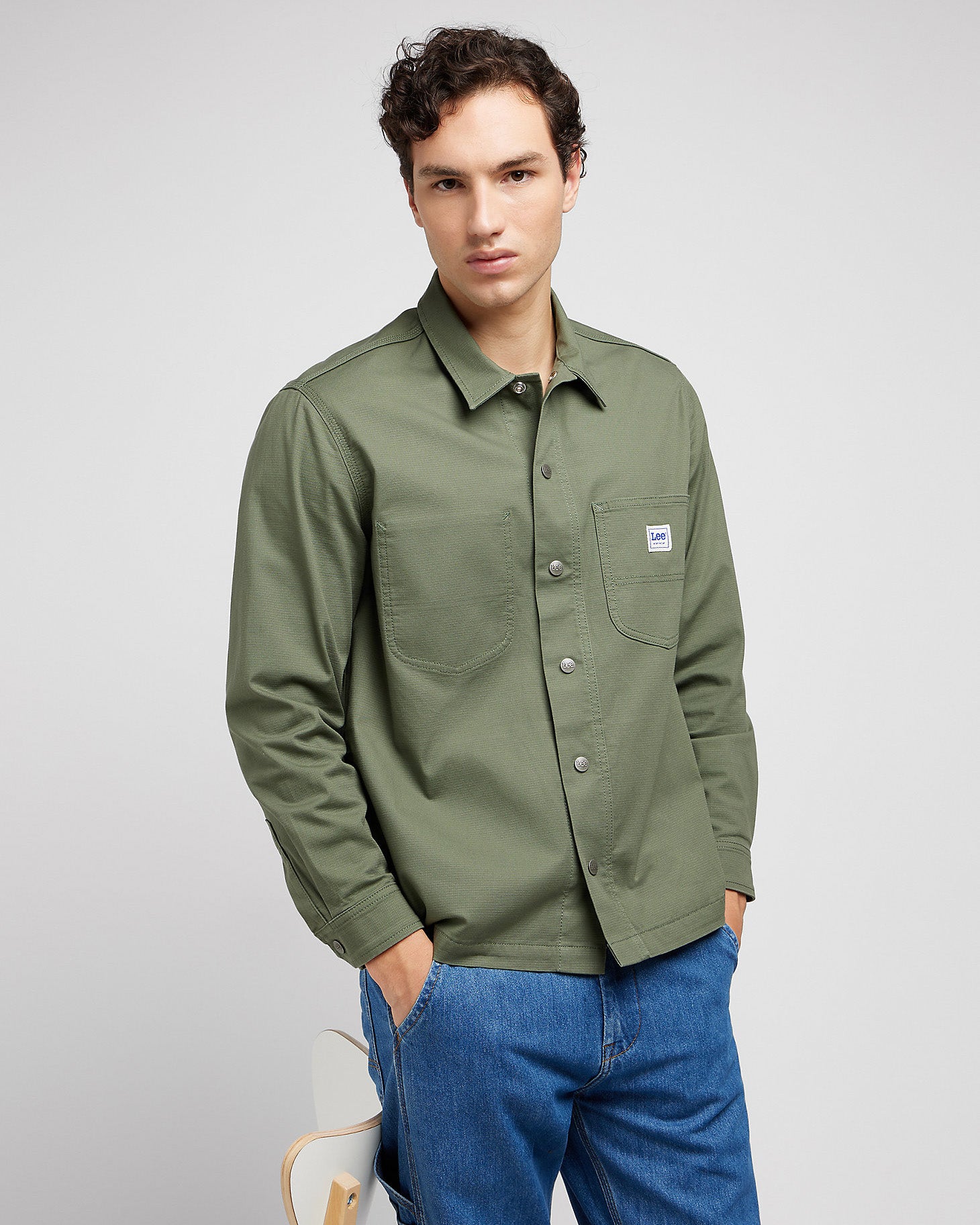 Lee Workwear Overshirt - Olive Grove – JEANSTORE