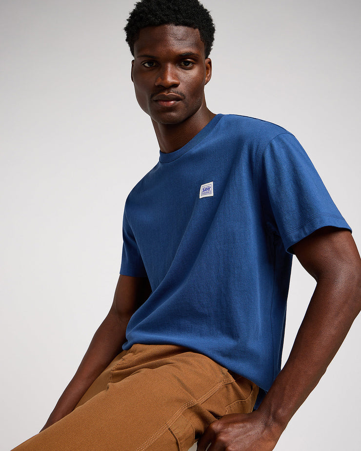 Lee Workwear Tee - Drama Blue