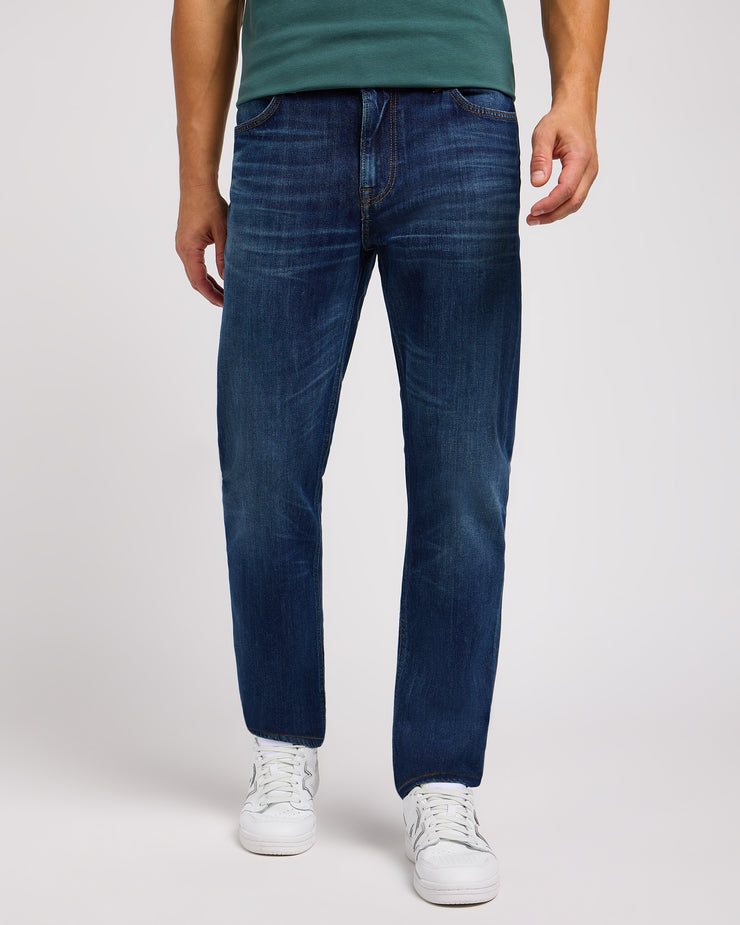Lee West Relaxed Straight Mens Jeans - Silver Lake
