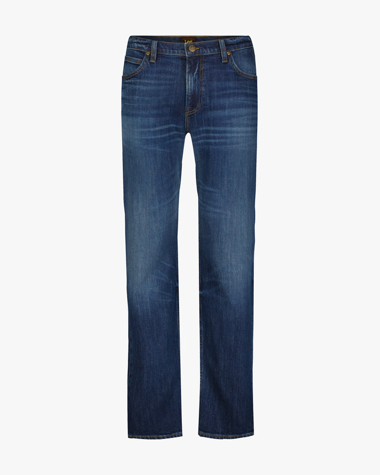 Lee West Relaxed Straight Mens Jeans - Silver Lake