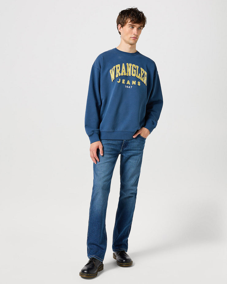Wrangler Horizon '365 Cool' Bootcut Mens Jeans - Old Habits