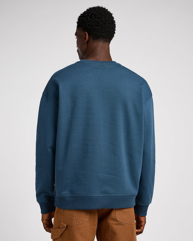 Lee Workwear Sweatshirt - Drama Blue