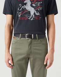 Wrangler Easy Leather Belt - Black | Wrangler Belts | JEANSTORE