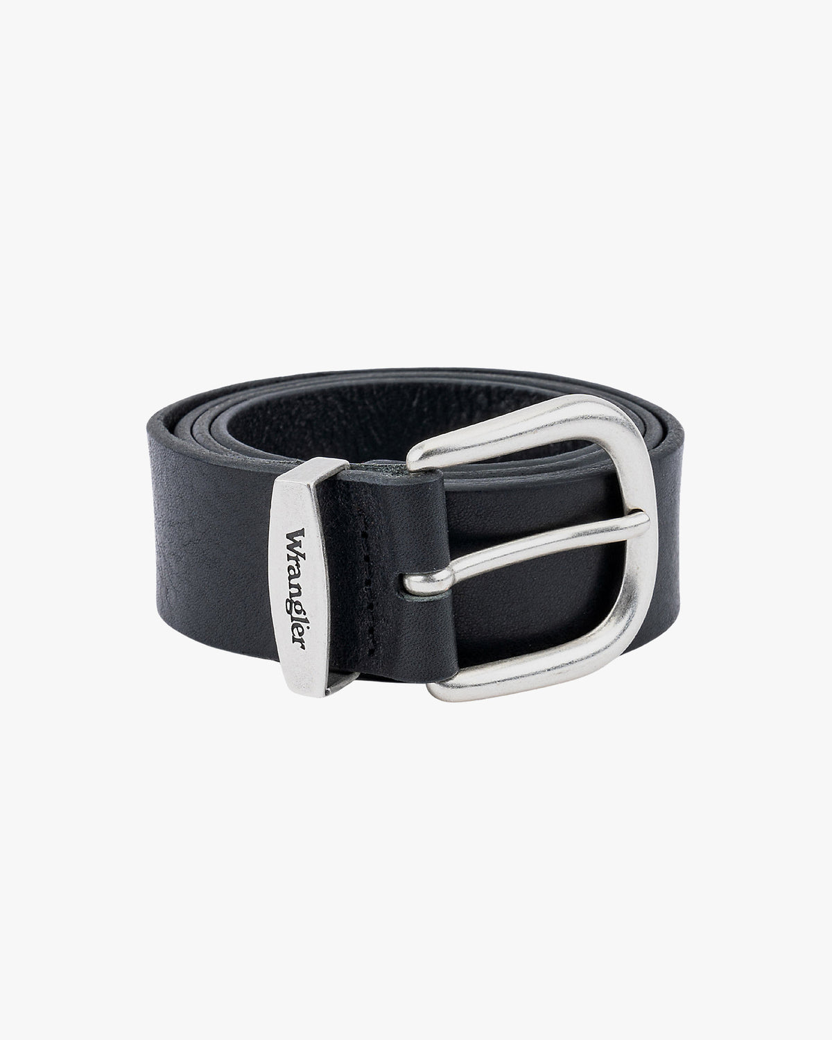 Wrangler Easy Leather Belt - Black | Wrangler Belts | JEANSTORE