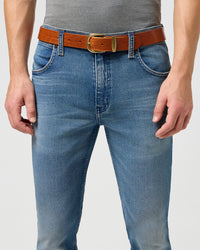 Wrangler Easy Leather Belt - Cognac