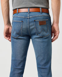 Wrangler Easy Leather Belt - Cognac