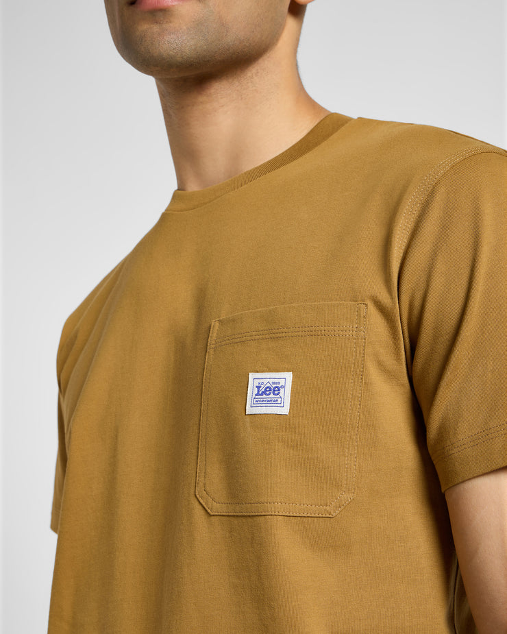 Lee Workwear Pocket Tee - Glazed Ginger