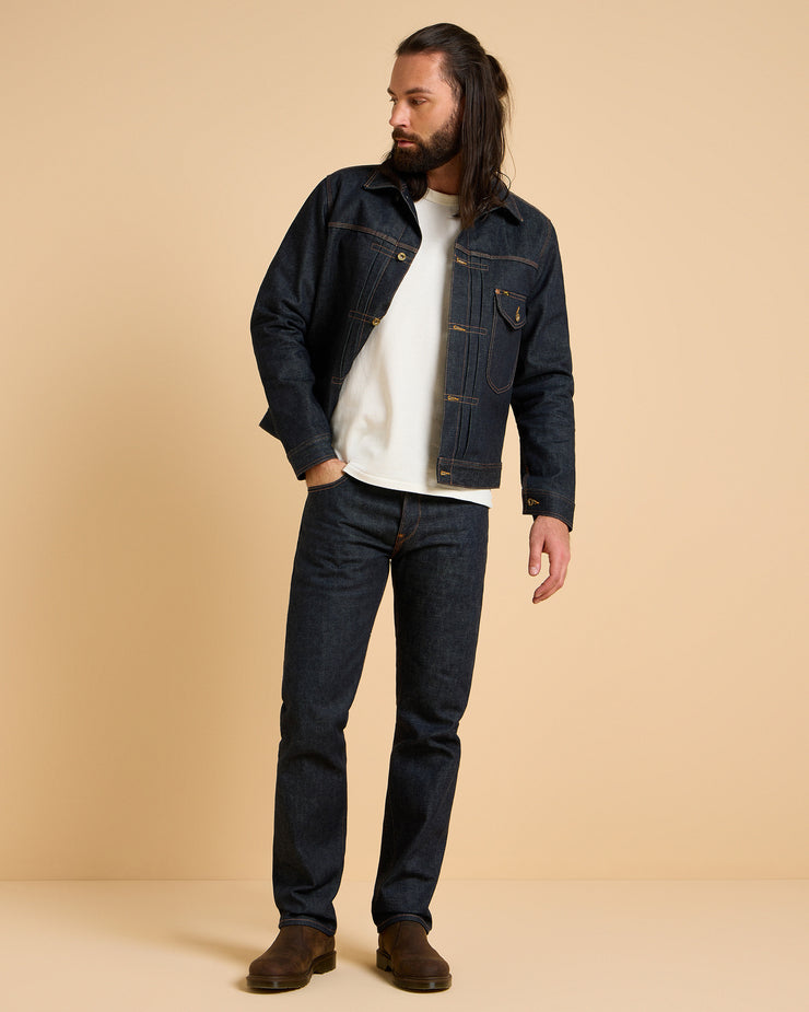 Lee 101 Selvedge Denim Lined Cowboy Jacket - Raw