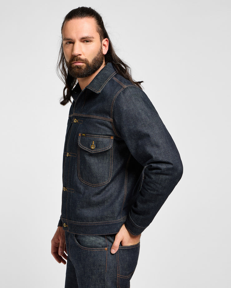 Lee 101 Selvedge Denim Lined Cowboy Jacket - Raw