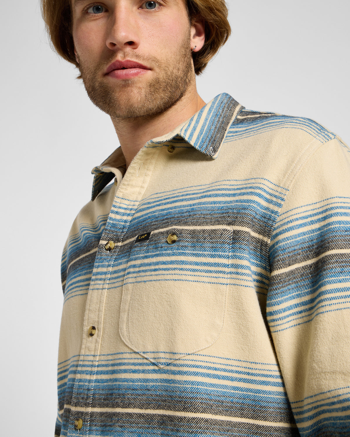 Lee Riveted Shirt - Beige | Lee Shirts | JEANSTORE