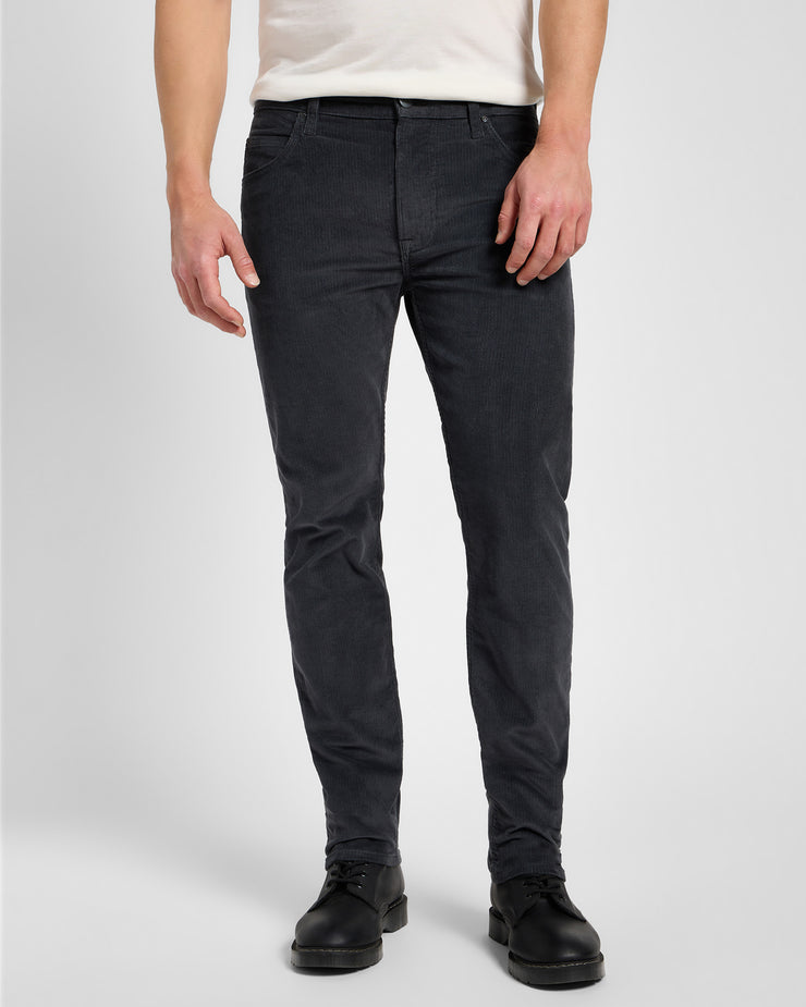 Lee Rider Slim Fit Mens Cords - Dark Muted Grey