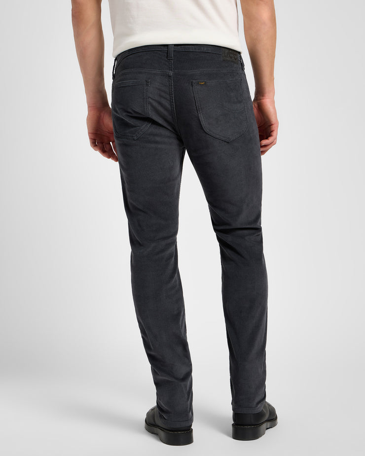 Lee Rider Slim Fit Mens Cords - Dark Muted Grey