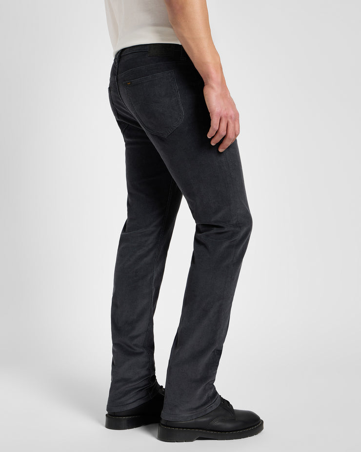 Lee Rider Slim Fit Mens Cords - Dark Muted Grey