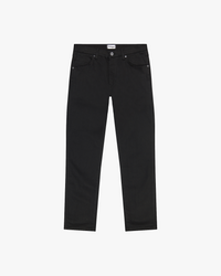 Wrangler Larston Slim Tapered Mens Jeans - Deep Ink (Black) | Wrangler Jeans | JEANSTORE