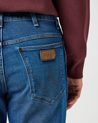 Wrangler River Regular Tapered Mens Jeans - Sundown Blue | Wrangler Jeans | JEANSTORE