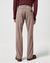 Wrangler Texas Stretch Authentic Straight Mens Cotton Satin Trousers - Iron | Wrangler Chinos & Trousers | JEANSTORE