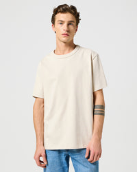 Wrangler Solid Tee - Vintage White | Wrangler T Shirts | JEANSTORE
