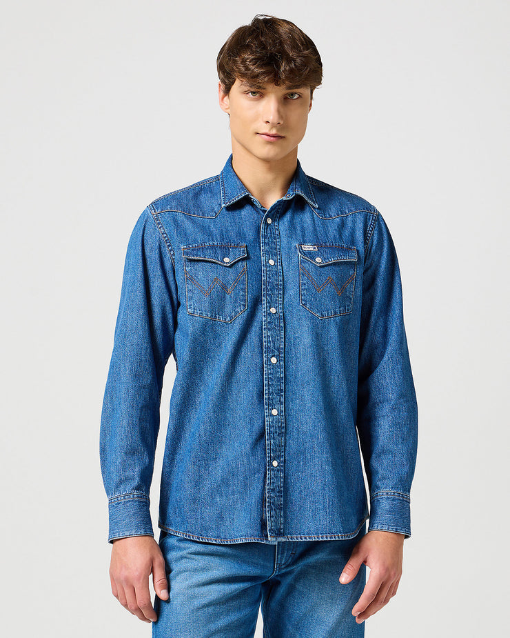 Wrangler Blue Bell 2-Pocket Denim Shirt - 2 Years | Wrangler Shirts | JEANSTORE