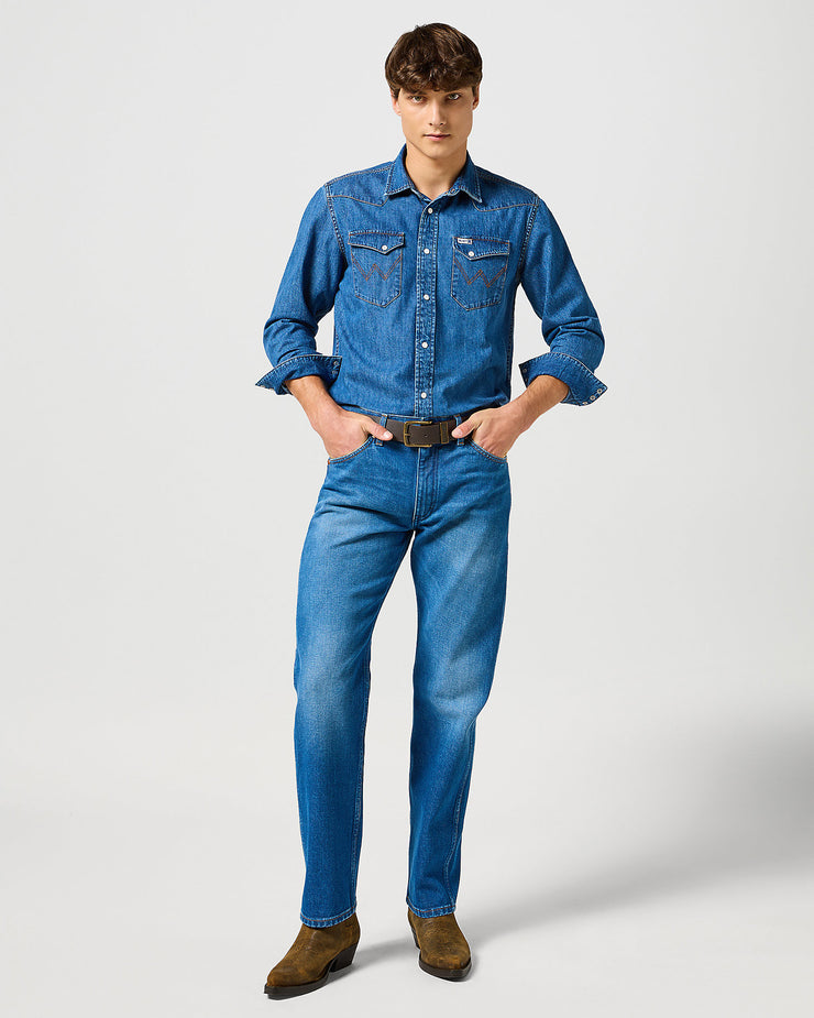 Wrangler Blue Bell 2-Pocket Denim Shirt - 2 Years | Wrangler Shirts | JEANSTORE