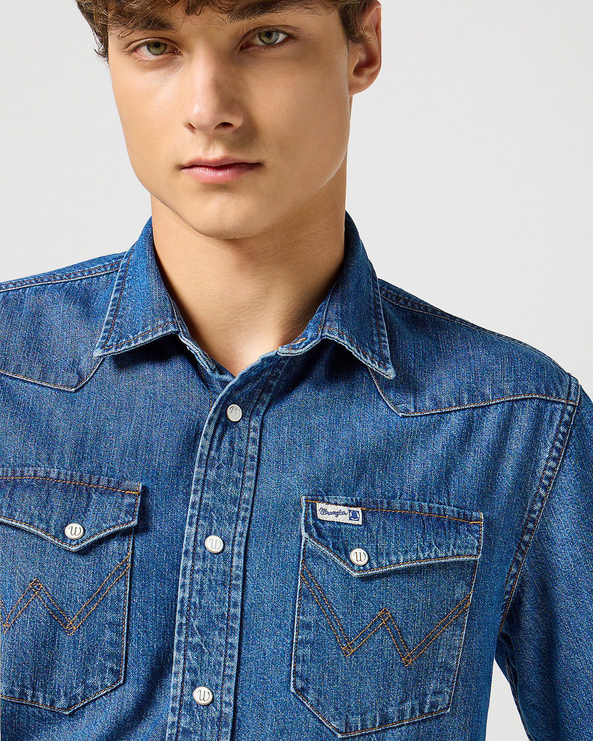 Wrangler Blue Bell 2-Pocket Denim Shirt - 2 Years | Wrangler Shirts | JEANSTORE