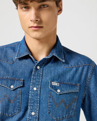 Wrangler Blue Bell 2-Pocket Denim Shirt - 2 Years | Wrangler Shirts | JEANSTORE