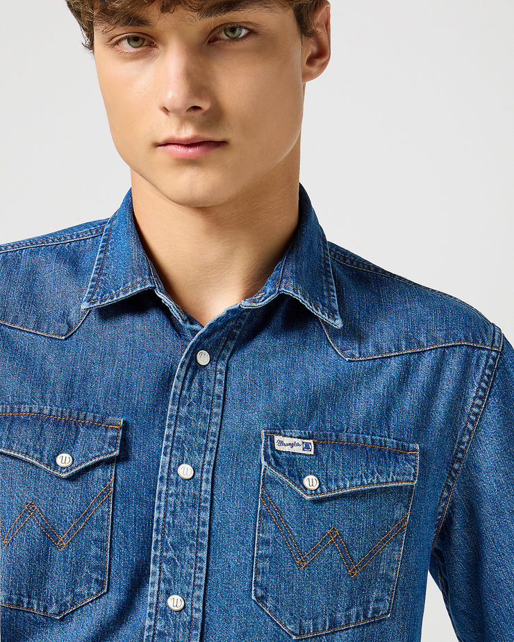 Wrangler Blue Bell 2-Pocket Denim Shirt - 2 Years | Wrangler Shirts | JEANSTORE