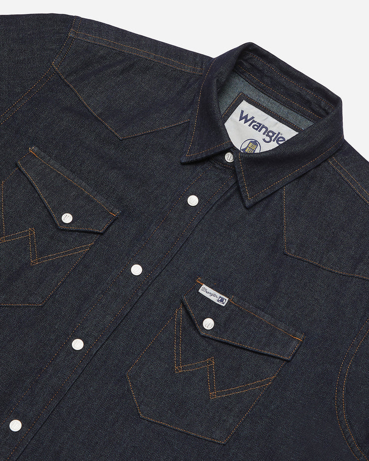 Wrangler Blue Bell 2-Pocket Denim Shirt - Rinse