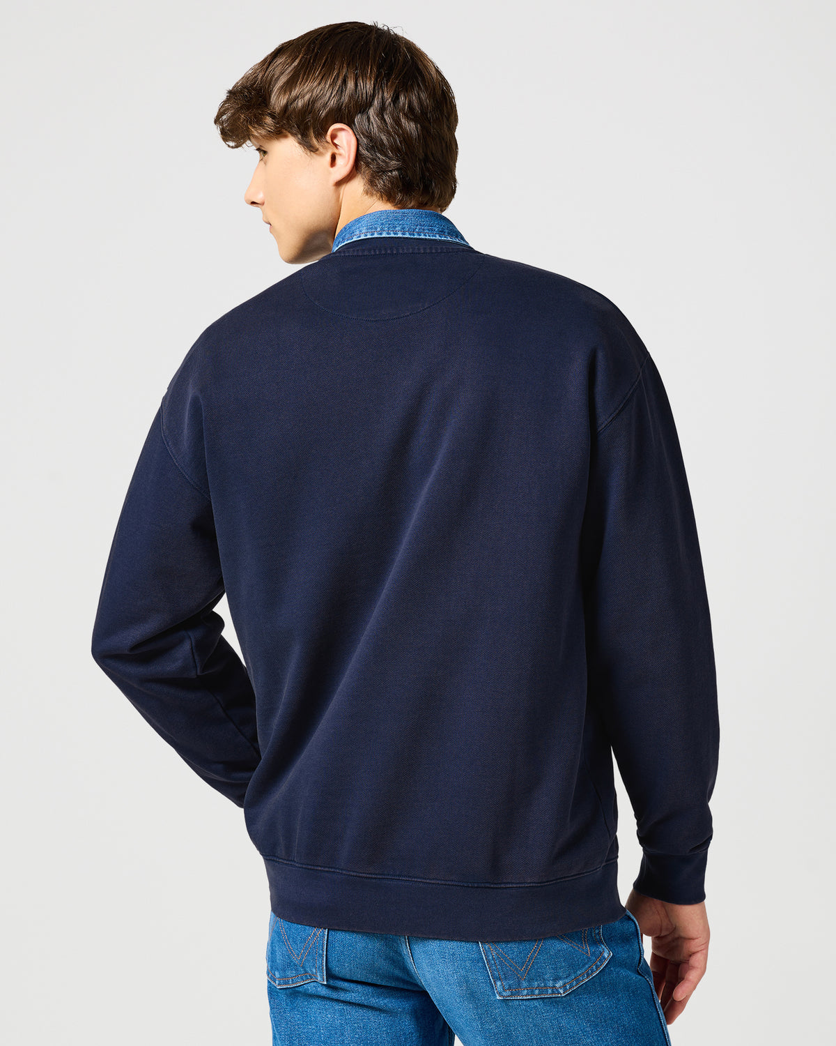 Wrangler Blue Bell Sweatshirt - Navy | Wrangler Sweaters & Knitwear | JEANSTORE
