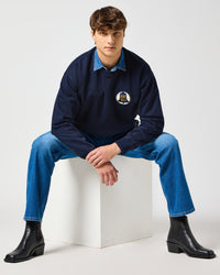 Wrangler Blue Bell Sweatshirt - Navy | Wrangler Sweaters & Knitwear | JEANSTORE