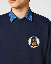 Wrangler Blue Bell Sweatshirt - Navy | Wrangler Sweaters & Knitwear | JEANSTORE
