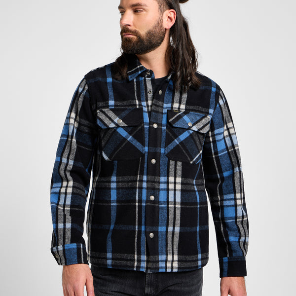 Lee 101 Wool Overshirt - Black | Lee Jackets & Coats | JEANSTORE