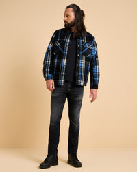 Lee 101 Wool Overshirt - Black | Lee Jackets & Coats | JEANSTORE