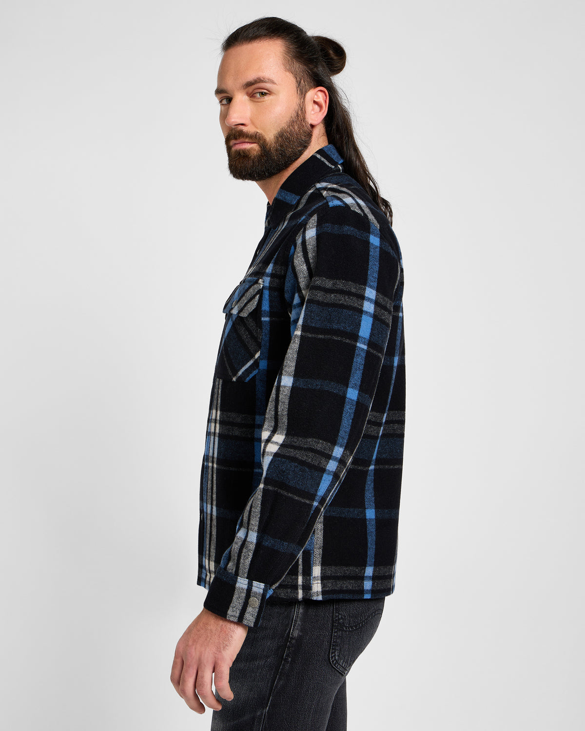 Lee 101 Wool Overshirt - Black | Lee Jackets & Coats | JEANSTORE