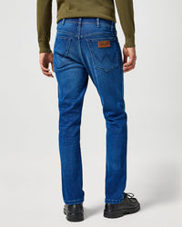 Wrangler Texas SLIM Mens Jeans - Blue Jam | Wrangler Jeans | JEANSTORE