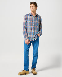 Wrangler Texas SLIM 'Epic Soft' Mens Jeans - Ridge Wash | Wrangler Jeans | JEANSTORE