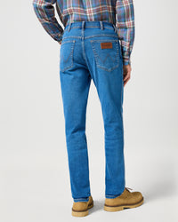 Wrangler Texas SLIM 'Epic Soft' Mens Jeans - Ridge Wash | Wrangler Jeans | JEANSTORE