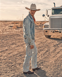 Wrangler 13MWZ Original Cowboy Cut Mens Jeans - Bleach | Wrangler Jeans | JEANSTORE