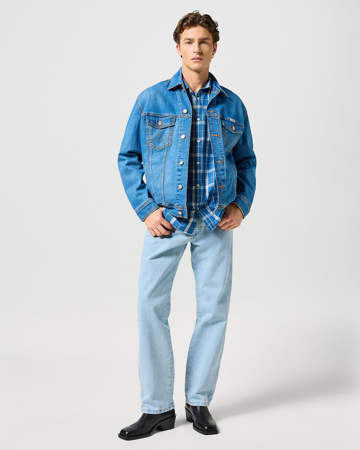 Wrangler 13MWZ Original Cowboy Cut Mens Jeans - Bleach | Wrangler Jeans | JEANSTORE