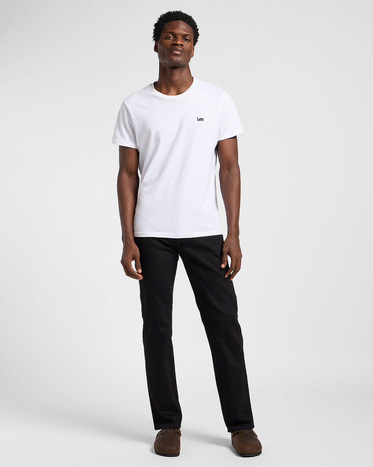 Lee West Relaxed Straight Mens Jeans - Clean Black | Lee Jeans | JEANSTORE