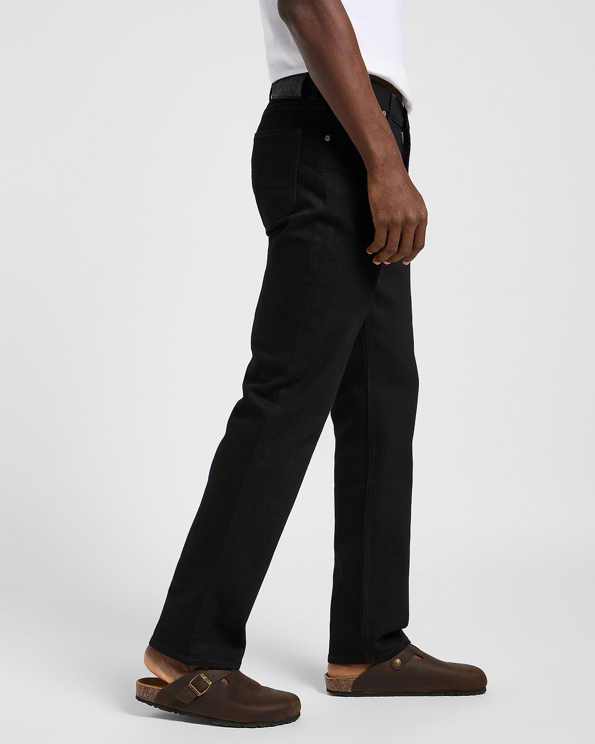 Lee West Relaxed Straight Mens Jeans - Clean Black | Lee Jeans | JEANSTORE