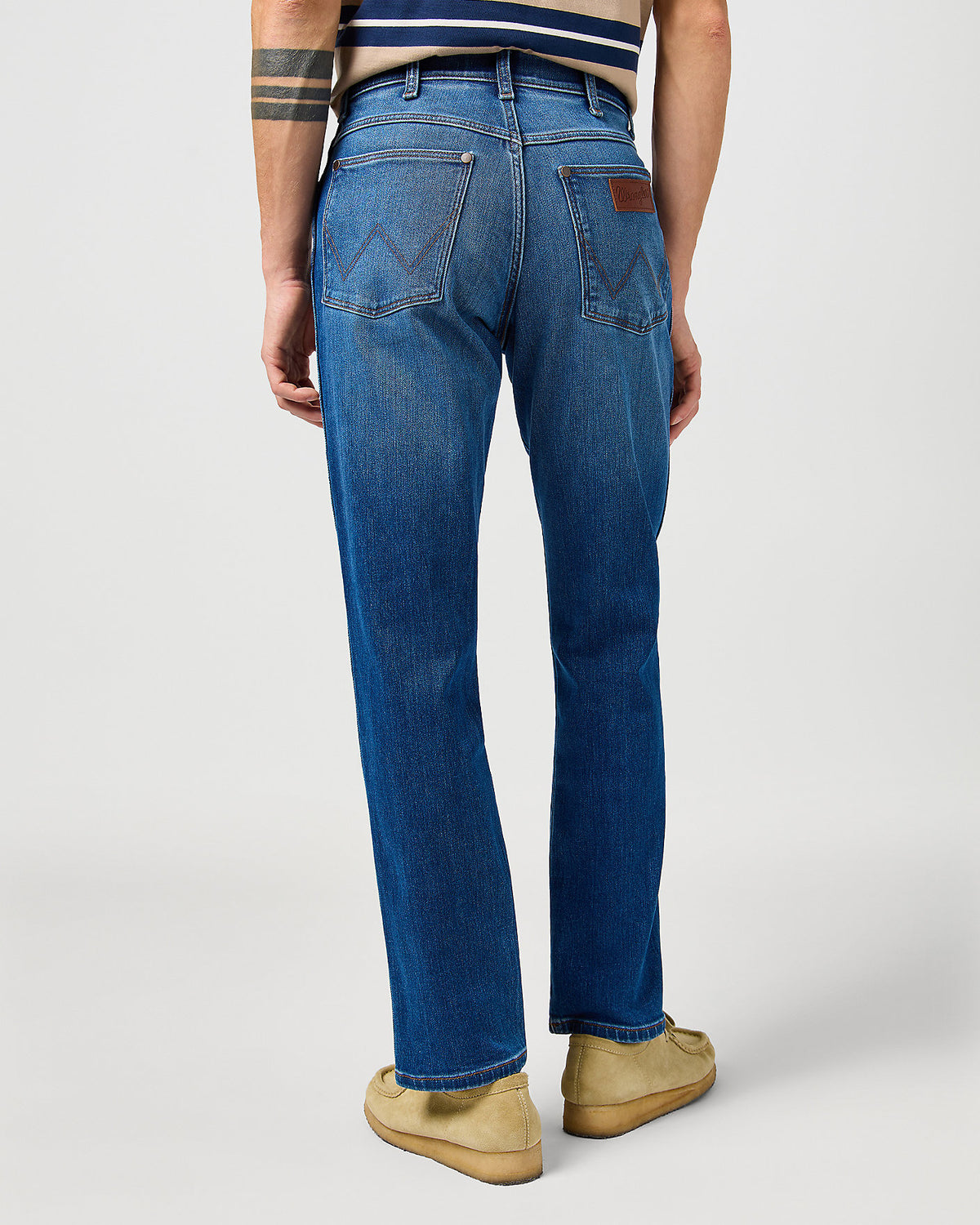 Wrangler River Regular Tapered Mens Jeans - Outlaw | Wrangler Jeans | JEANSTORE