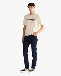 Wrangler Larston 'Epic Soft' Slim Tapered Mens Jeans - Moonlight Rinse