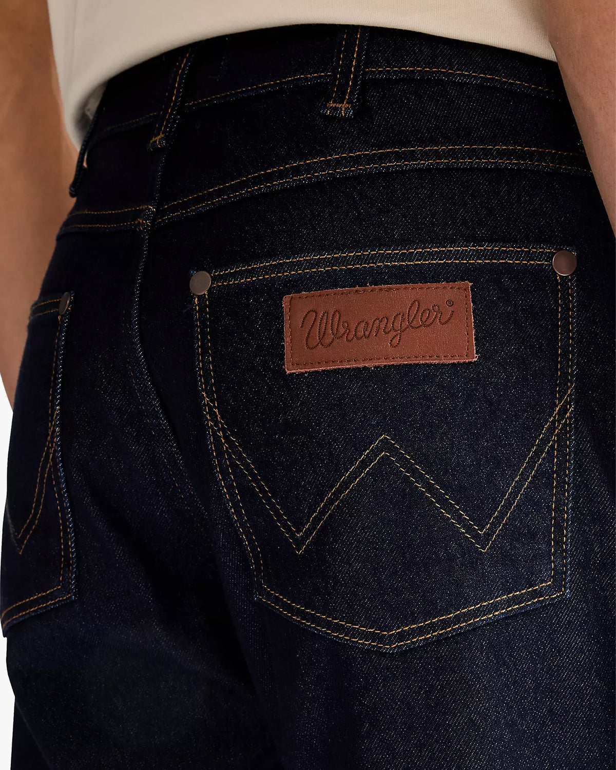 Wrangler Larston 'Epic Soft' Slim Tapered Mens Jeans - Moonlight Rinse