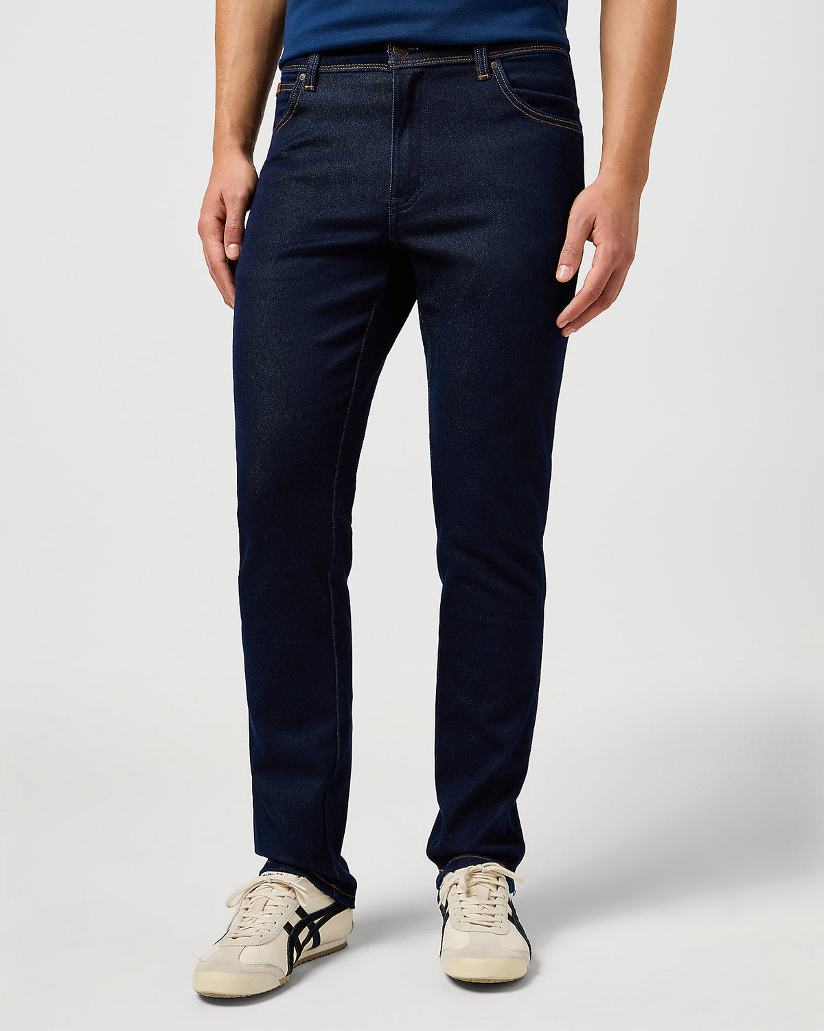 Wrangler Texas SLIM Epic Soft Lightweight Mens Jeans - Moonlight Rinse | Wrangler Jeans | JEANSTORE