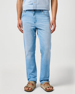 Wrangler Texas Stretch '365 Cool' Lightweight Authentic Straight Mens Jeans - Cool Light