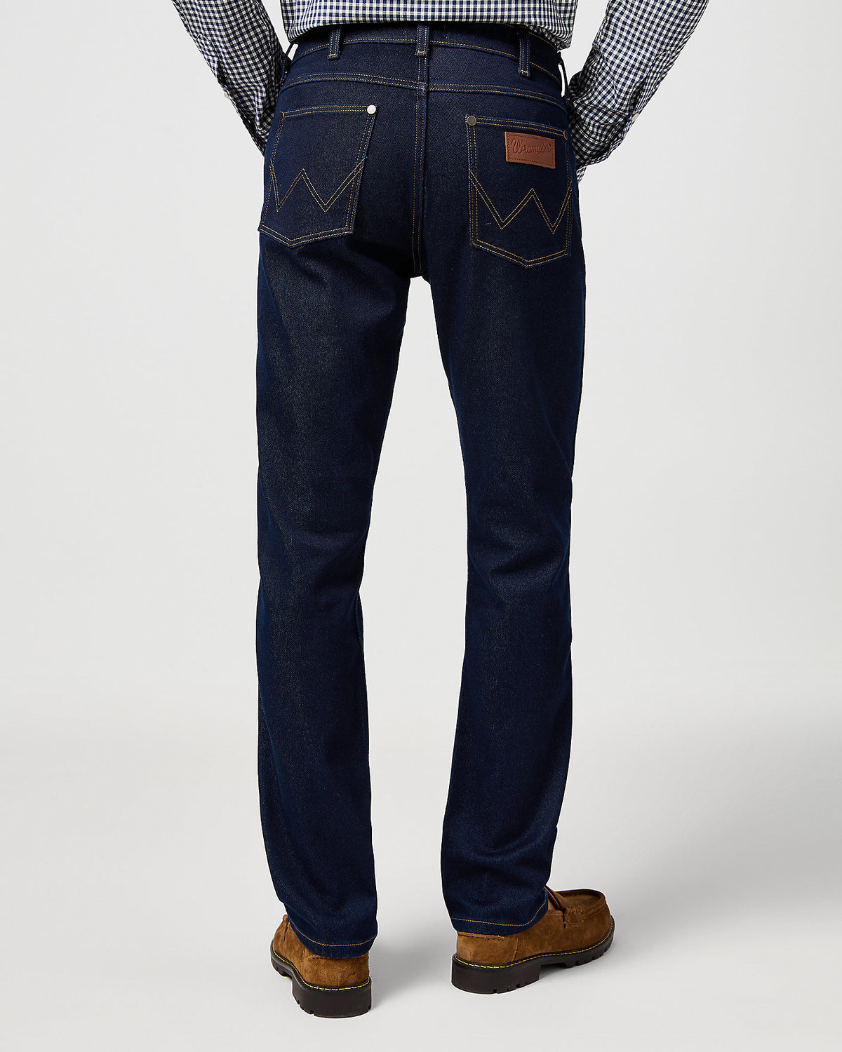Wrangler Greensboro Epic Soft Lightweight Regular Fit Mens Jeans - Moonlight Rinse | Wrangler Jeans | JEANSTORE