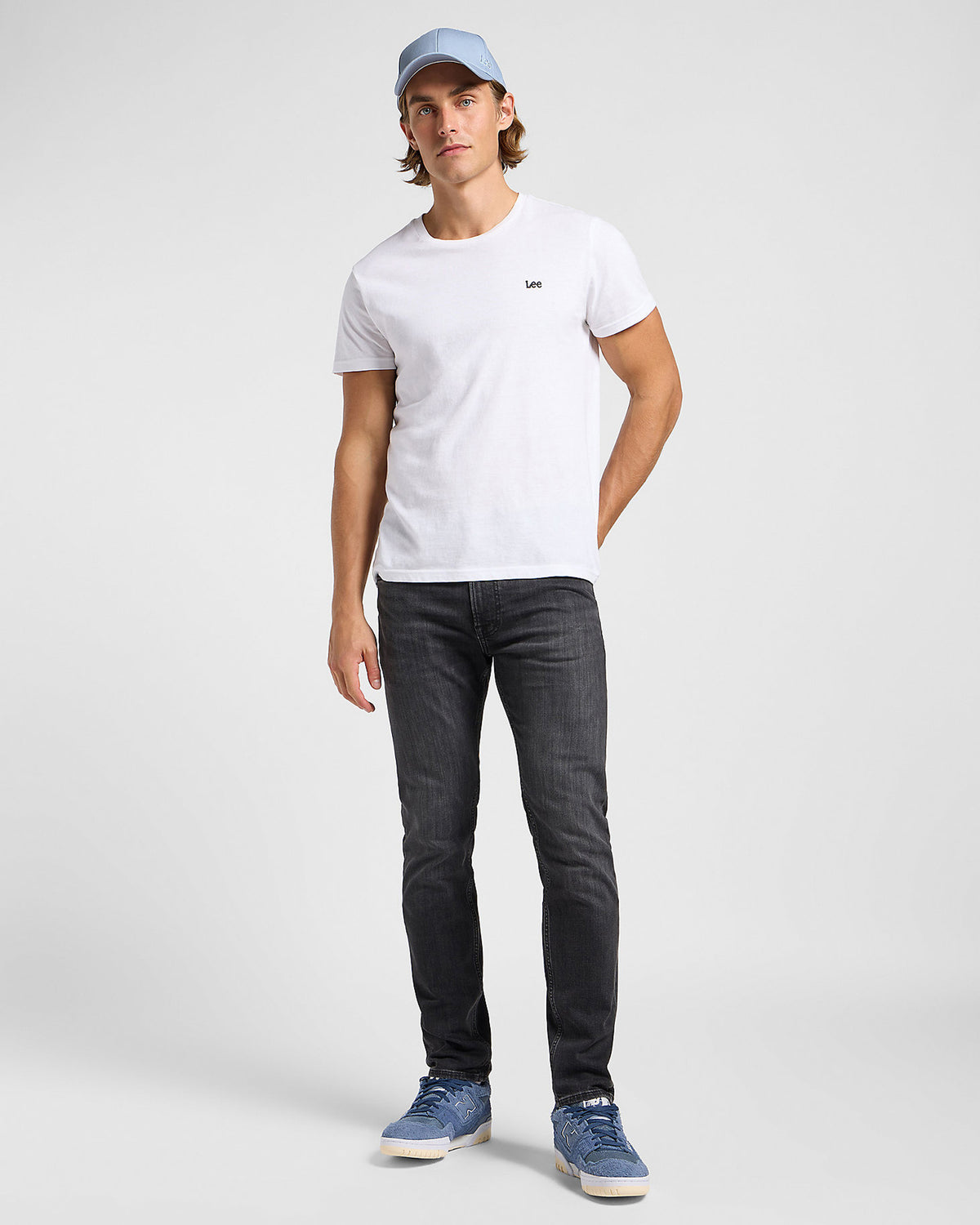 Lee Rider Slim Fit Lightweight Mens Jeans - Phantom | Lee Jeans | JEANSTORE