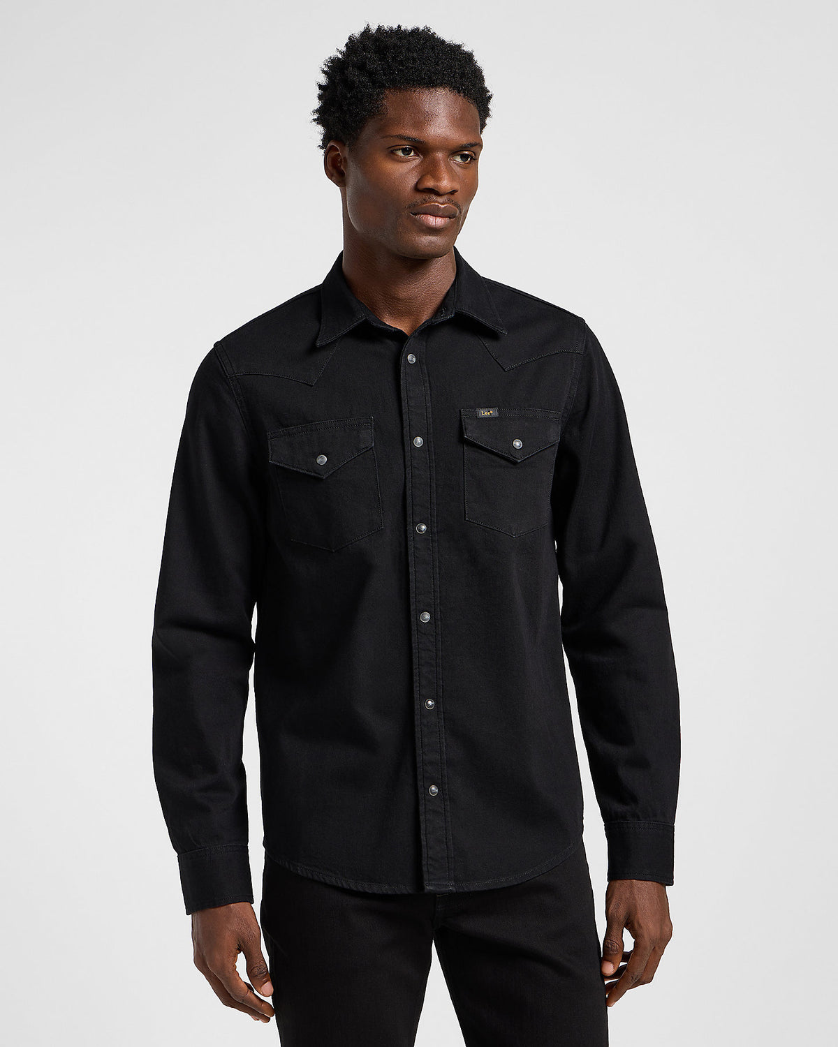 Lee Regular Western Denim Shirt - Black | Lee Shirts | JEANSTORE