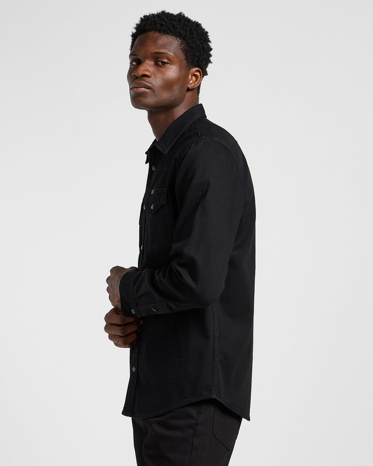 Lee Regular Western Denim Shirt - Black | Lee Shirts | JEANSTORE